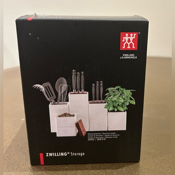 ZWILLING CERAMIC STORAGE Medium Box With Herb Pot And Lid, 11X11X12 cm - Picture 10 of 12